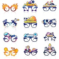 Kaxulvoblig Gafas de Fiesta con Temática Espacial, Gafas de