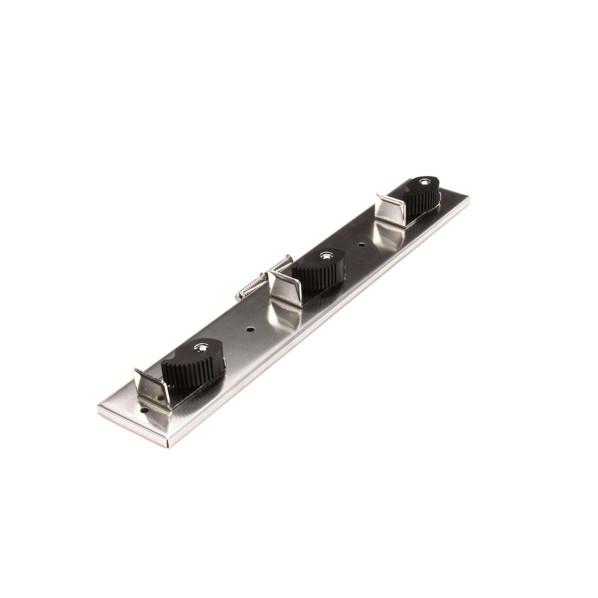 T & S Brass b-0653 Mop Hanger, stainless steel, spring-loaded Rubber Grips by T & S Brass