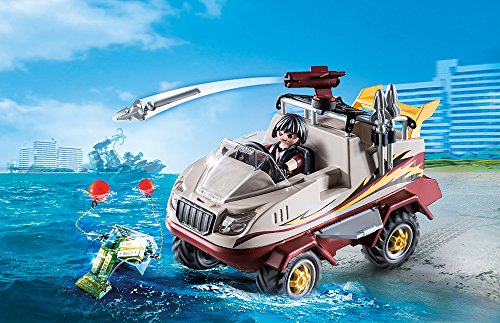 PLAYMOBIL City Action 9364 Amphibienfahrzeug mit Unterwassermotor, Ab 5 Jahren – Ansicht 1
