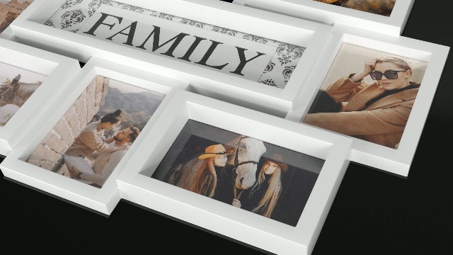 Amazon.com - Jerry & Maggie Family Photo Frame 22x17, PVC Picture