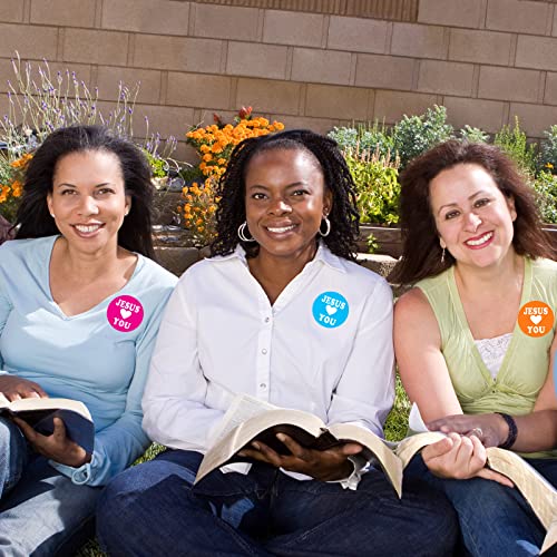 Jesus Loves You Decals Stickers Christian Religious Jesus Stickers For Kids, 6 Colors (300 Pieces) #TOP6