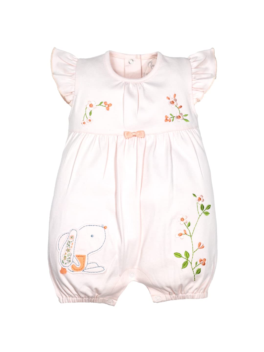 BABY GO Half Sleeve Designer Creeper for Baby Girls