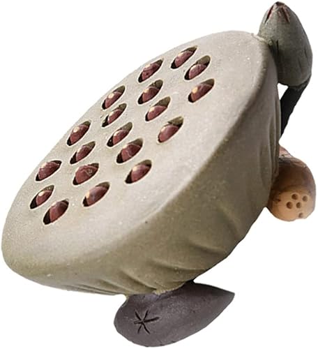 ULTNICE 1 pieza de decoración de cápsulas de loto, mini figuras de té Feng, estatua de flor, decoración para salas de casa, té chino para mascotas,