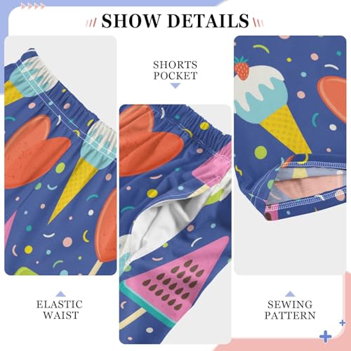 Ice Cream Popsicles Boys Pants for Kids Jogger Pants with Pockets S-XL4