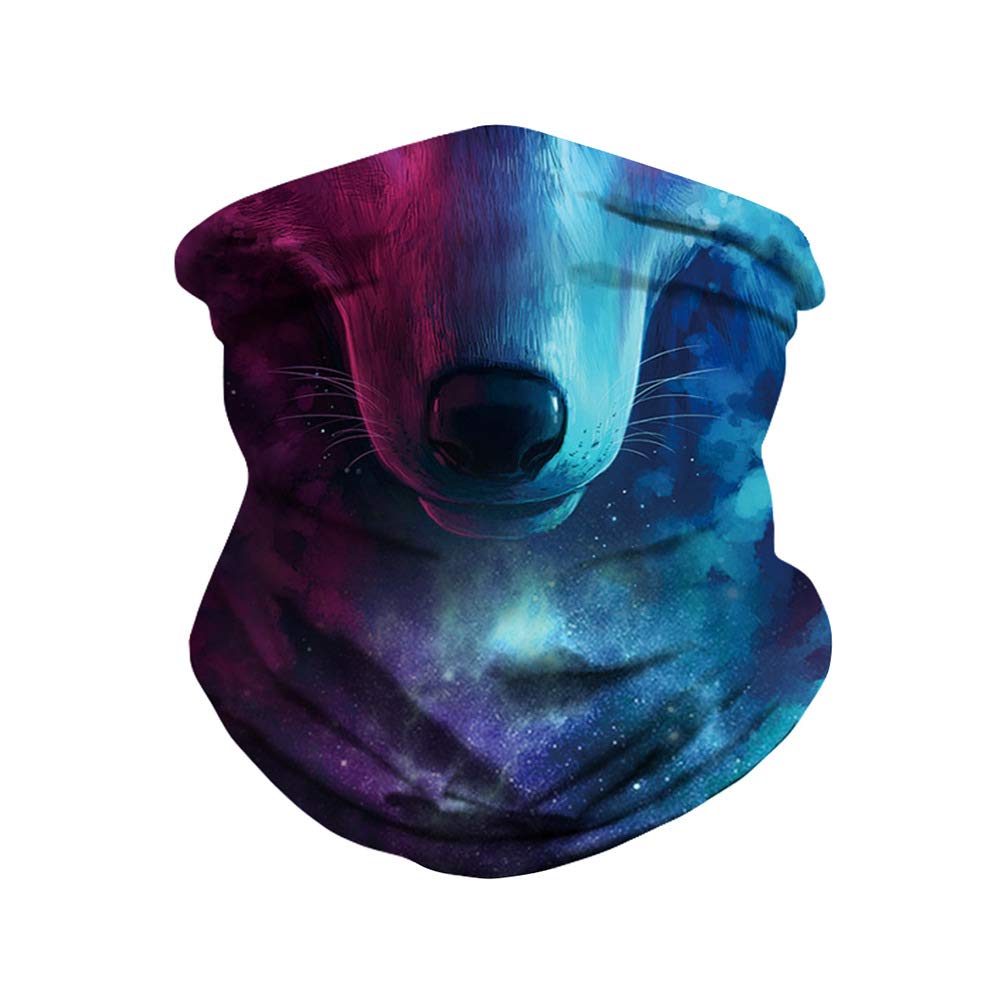 ToBe-U Seamless Multi Function Half Face Skull Tube Mask for Halloween (BXHA008)