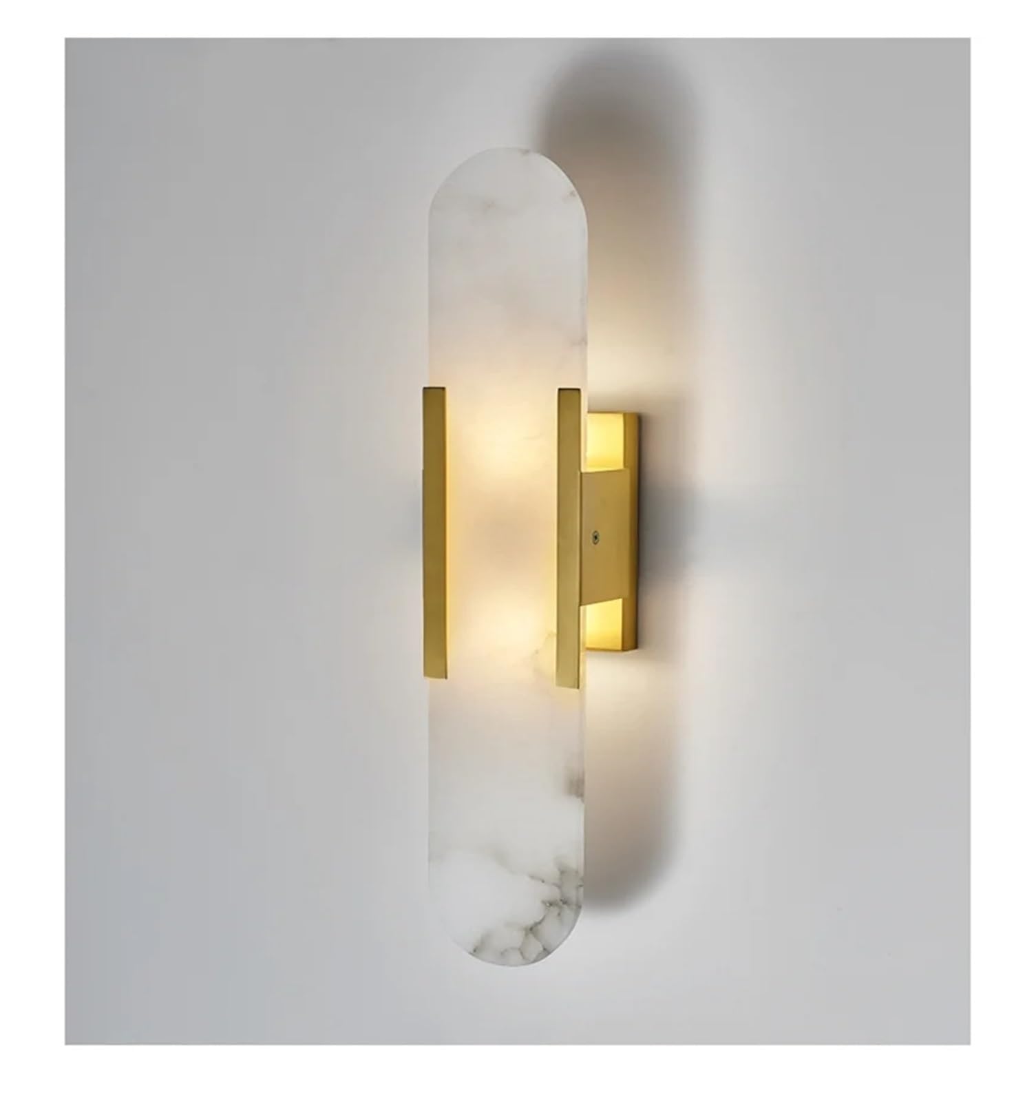 ASerZenith Copper Beside Lamp Led Classic Creative Sconce Light For Home Aisle Bed Living Room Decor,Gold-H50Cm