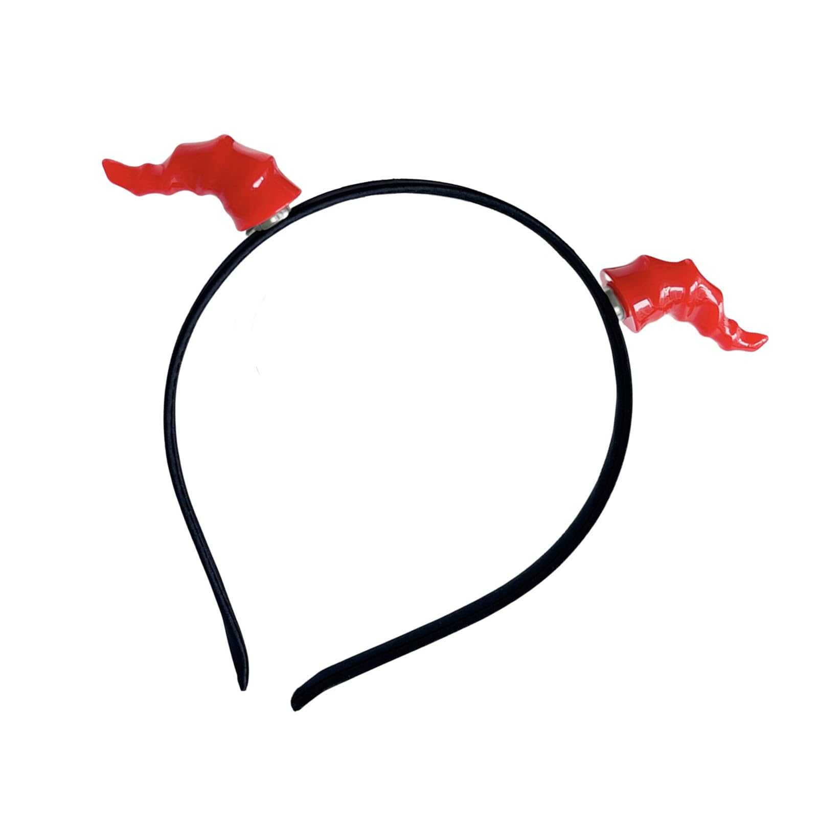 MICFENY Detachable Devil Horn Hairband Costume Accessory Hairhoop For RolePlay Parties Halloween Event Gathering Dressingup