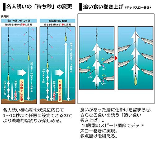ダイワ クリスティアワカサギ CRTα ソリッドブラック/メタルレッド グラデーション 8枚目