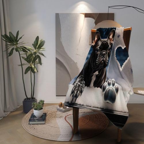 Couverture Polaire 240 x 260 Animal Chien, Couverture Polaire Grande Taille 240x260 cm | Usage Multiple comme Couette d'Appoint, Assure Une Protection Contre Le Froid D95