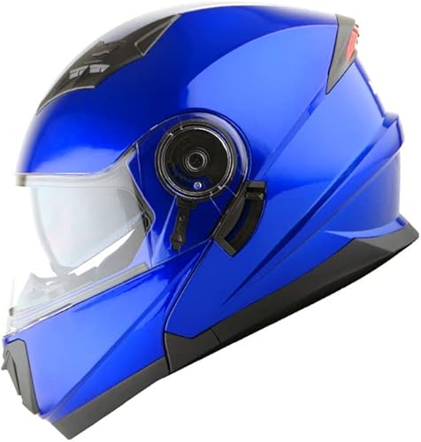 Miniatura 9 de 1Storm Nuevo Casco de Motocicleta de Cara Completa JH901 Negro Mate + Un Escudo Transparente Adicional JH901