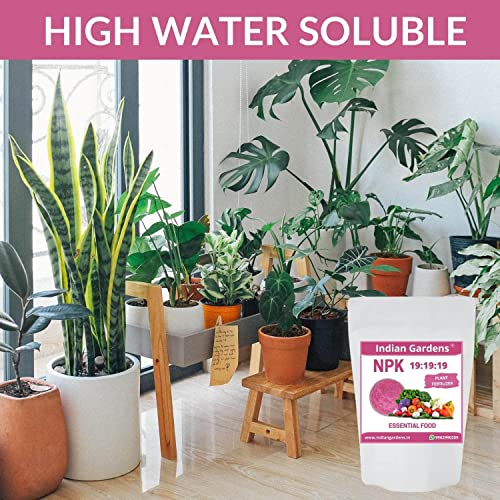 Image of Indian Gardens NPK 19:19:19 Fertilizer for Plants And Plant food | Flowering Booster and Growth - 1 Kg