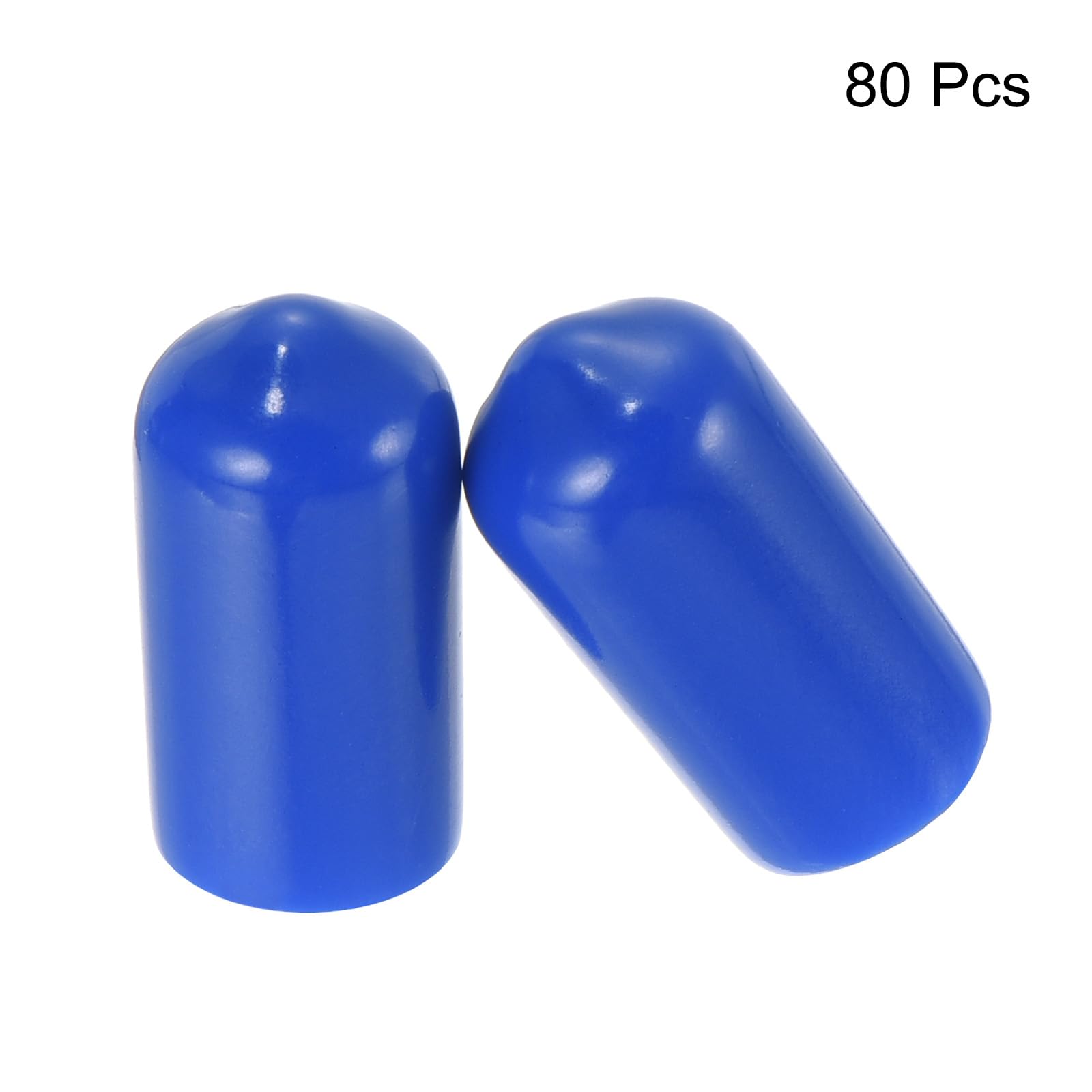 100 Cappucci Terminali In Gomma Vinilica, Diametro Interno 3 Mm - Protezione Per Tubi, Viti E Filettature, Colore Grigio Scuro - Foto 10