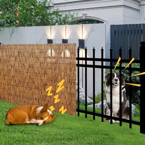 Natural Bamboo Fencing Roll 60-140cm High - Handmade Bamboo Screen for Garden, Balcony & Yard Decoration, Eco-Friendly, Durable, Natural Privacy Solution