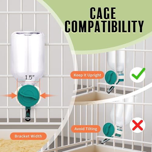 image for Choco Nose No-Drip Water Bottle Feeder for Hamsters, Hedgehogs, Glider
