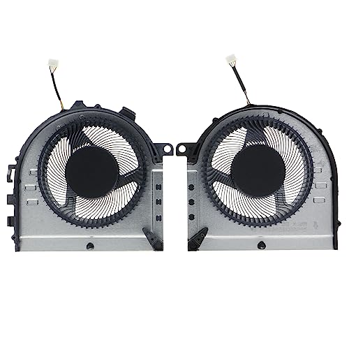 Image of CPU&GPU Cooling Fan for Lenovo Ideapad Gaming 3-15ACH6, 3-15IHU6 (5h40s20422 DFS5M325063B1H DFS5K12B159A1H) - 2.5W, 5V, 4000RPM, 4-Pin, 7 Micrometer, 41dB, Laptop Replacement Part