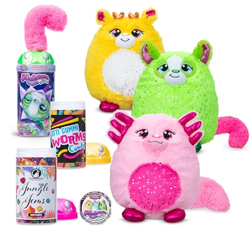 Image of Misfittens Plush Cats Collection Surprise Gems, Kittens, Plush Cat, Furry Surprise Toy for Girls, Children and Toddlers from 3+ Years