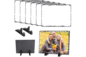 6-Pack Sublislate Sublimation Slate Blanks: Customize Your Photo Memories