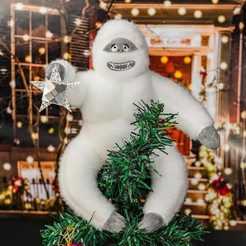 Christmas Tree Topper, Poseable Handmade Abominable Snow Monster ...