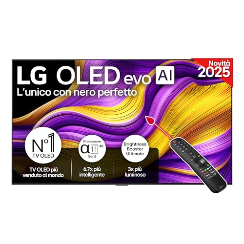 LG OLED evo AI G5 TV 65 pollici, Smart TV