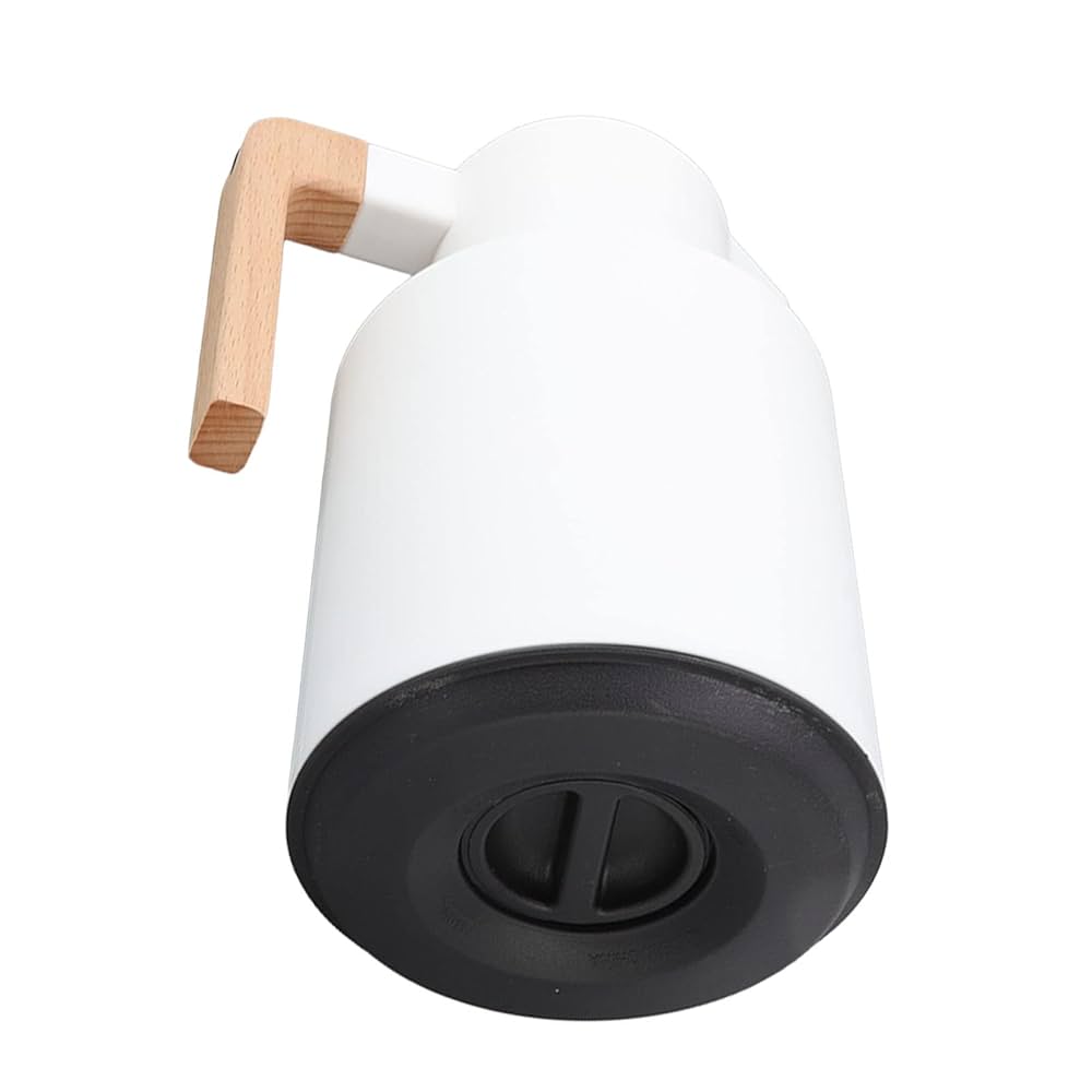 GiNT Stainless Steel Thermal Coffee Carafe, Double Walled Vacuum Water And Beverage Dispenser, 12 Hour Heat Retention, 65 OZ /1.9 Liter, Silver