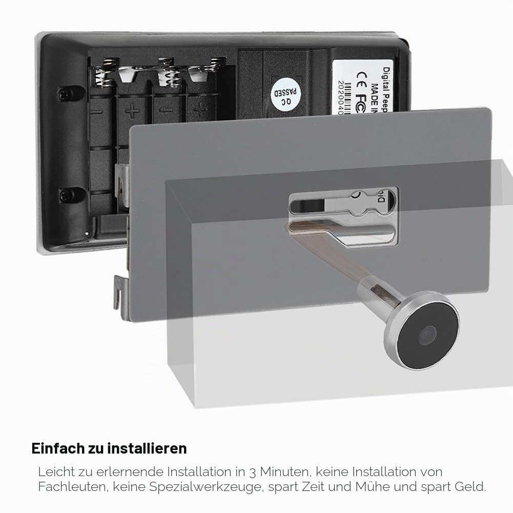 Elektronische Überwachung Cat Eye Kamera 3,5 Zoll Digital LCD 120 Grad Guckloch Viewer Foto Visuelle Überwachung Sicherheitskamera Home Security Monitoring System