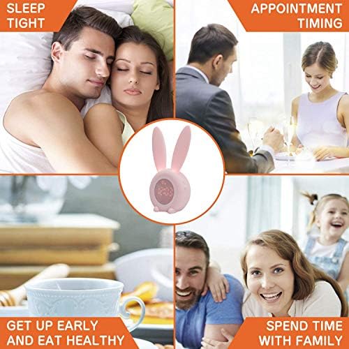 Reloj despertador para niños con bonito diseño de conejo ...