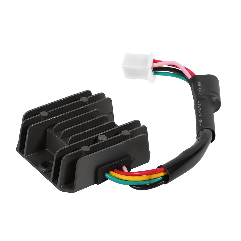 Image secondaire de VGEBY Universel Régulateur De Tension Redresseur 5 Broches 12V pour Moto