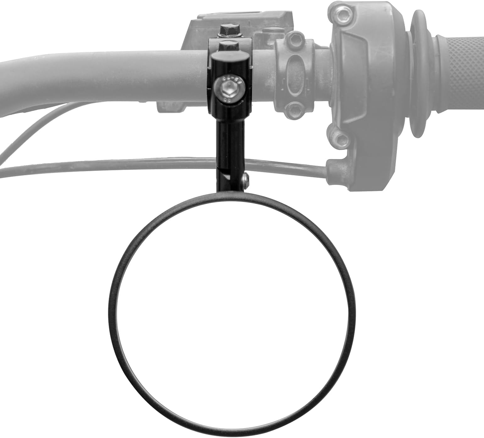 KEMIMOTOMotorcycle Rear View Mirror, Billet Aluminum Bracket Side Mirror for 7/8" Handlebar Diameter Bar End 8mm Bolt Compatible with Most Motorcycle, E-bike, Scooters, ATV, UTV