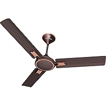 Standard Havells Ameo Energy Saver 1200mm Ceiling Fan (Espresso brown-metalic brown), High speed 390 r/min (RPM), Dust Resistant