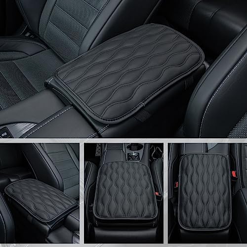 image for Amiss Auto Center Console Pad, Universal Waterproof Armrest Seat Box C