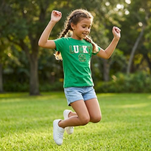 Image of Kids St. Patrick's Day Shirt Boys and Girls Green T-Shirt Clothing 4-12 Years