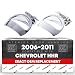 T1A Front or Rear Interior Door Handle Levers Replacement for 2006-2011 Chevrolet HHR Left and Right Driver and Passenger Side Chrome Finish, Pins Included T1A 19299614 19299613