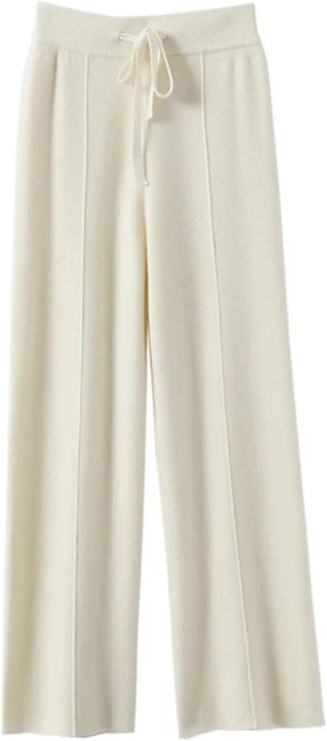 Women Wool Fashion Pants, Knitted Loose Cashmere Women Pants