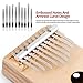 NEVERYOUYU 10 Keys Kalimba Thumb Piano with Paint, Paintbrush and Palette, Thumb Piano Diy Kit, Make Your Own Piano, Kalimba Diy Kit Parts for Kids, Teens, Adults Crafting