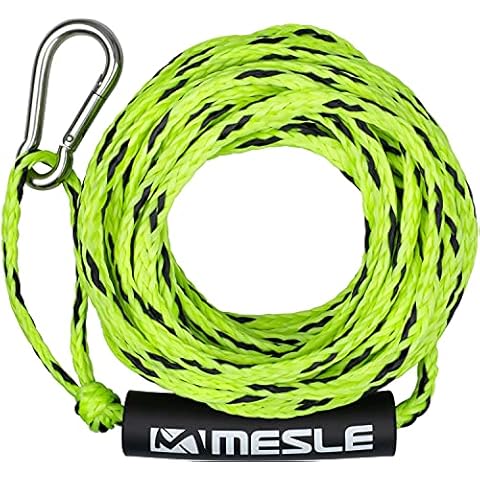 MESLE Schlepp-Leine 2P 50' für Wassersport Tubes und Schleppreifen Cover