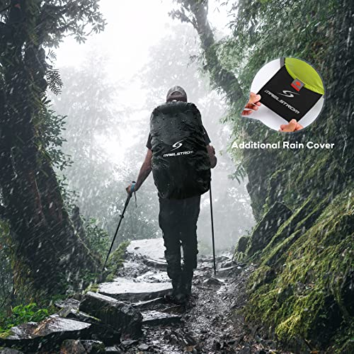 Image of Maelstrom Hiking Backpack,Camping Backpack,40L Waterproof Hiking Daypack with Rain Cover,Lightweight Travel Backpack,Grey