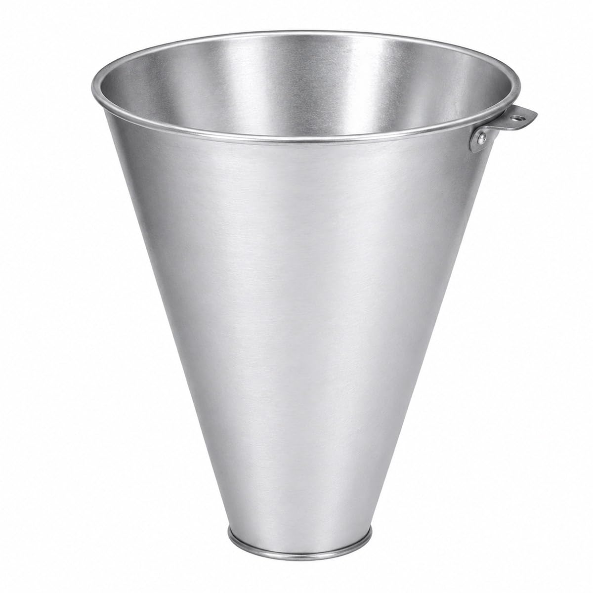 Gaun Schlachttrichter für Geflügel, FUNNEL, 34 cm Höhe, 10 cm unten, 28,5 cm oben, Silber, Metall