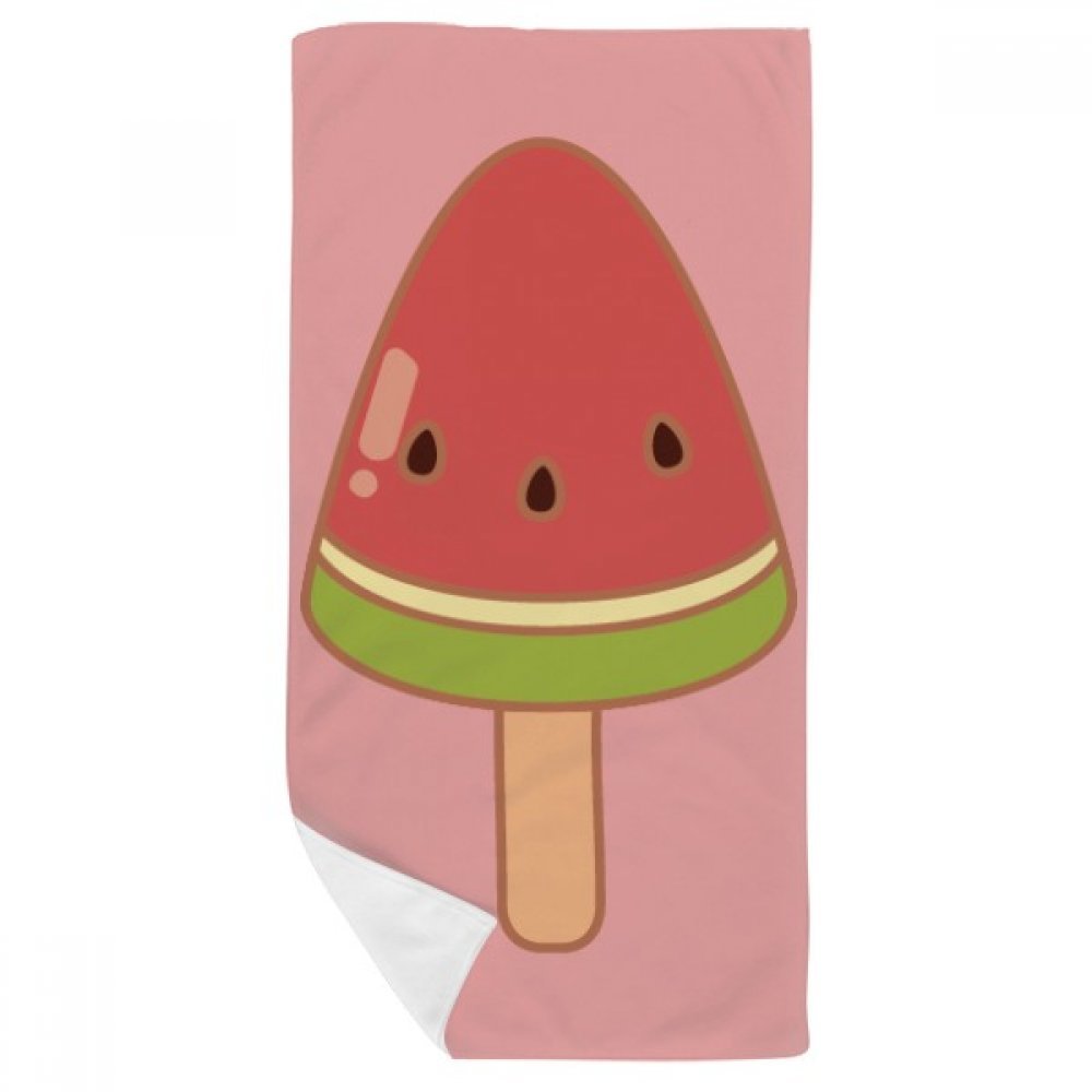 Serviette multicolore pastèque crème glacée absorbante et ultra douce 35x70cm
