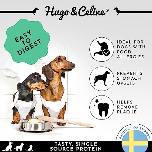 Hugo & Celine Boar Bites Dog Treats, 100% Pure Swedish Wild Boar, Unique Single Protein, Natural, Healthy, Grain Free - Image 3