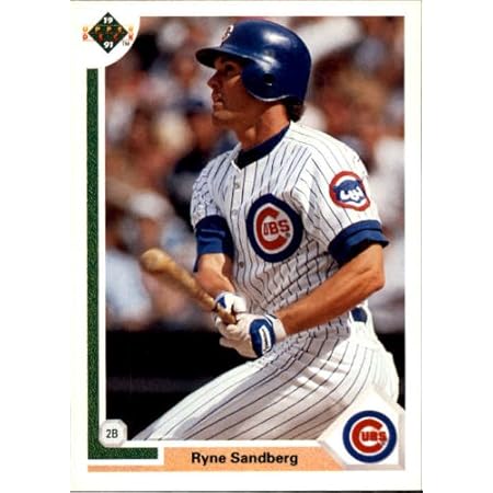 Amazon Com 1991 Upper Deck Baseball Card 132 Ryne Sandberg Collectibles Fine Art