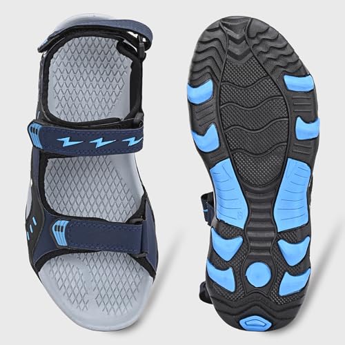Image of Centrino Men's Phylon Sandals | Lightweight Sports Sandals with Adjustable Straps | Cushioned Comfort Outdoor & Casual Wear | Durable Grip Sole Walking Sandals (9353)