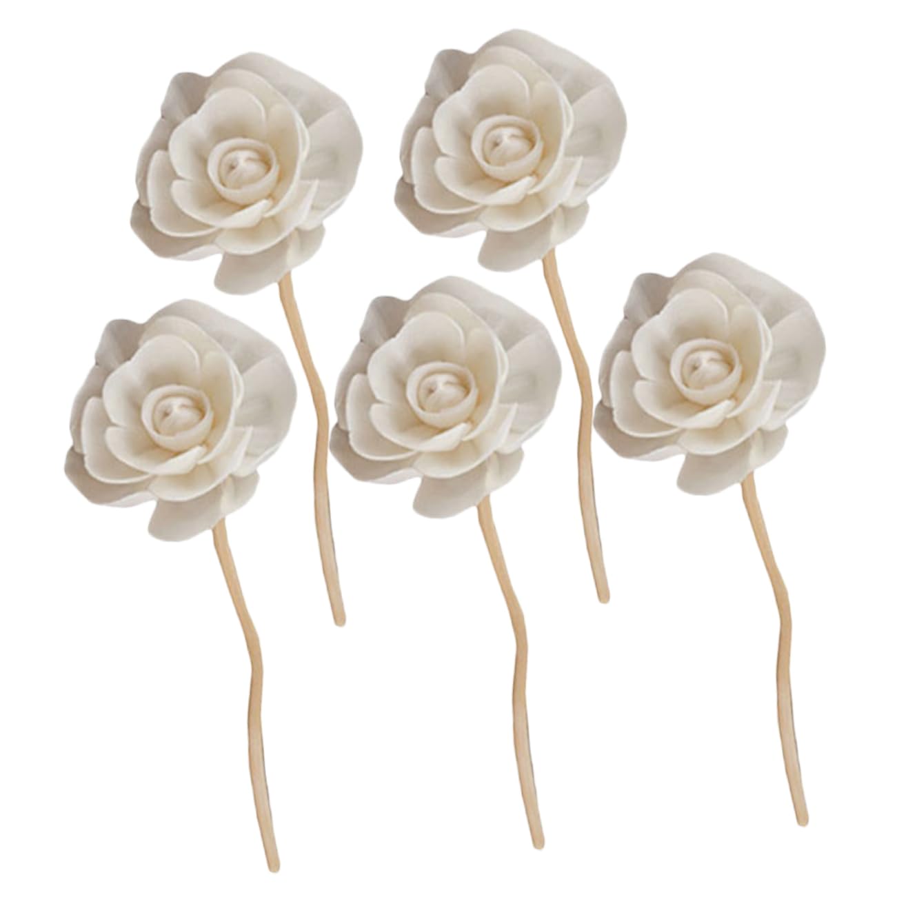 ABOOFAN Fireless Aromatherapy Dried Flower Sticks 5pcs Diffuser Rods Room Aroma Sticks Decorative Fragrance Diffusers