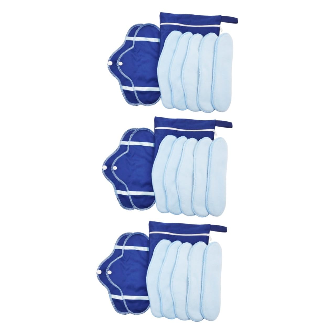 Beavorty Uds Almohadillas Menstruales Estera Sanitaria Reutilizable Almohadilla Menstrual De Tela Toalla Sanitaria Higiene Paño Menstrual Tela Lavable Para Mamá Almohadillas