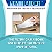 Ventilaider Complete Air Vent Register Filter Set Cut To Fit Any Size 16