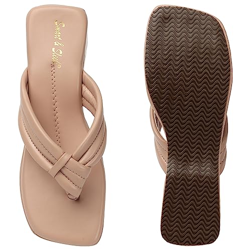 Image of Smart & Sleek Crossover-Strap Platform Heels Sandal for Women & Girls-F9