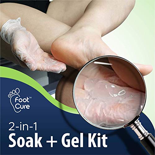 2 in 1 Foot Care Treatment Kit, Made in USA, Includes Callus Remover Gel & Tea Tree Oil Foot Soak, For a Smoother Feet, Get Rid of Bad Odor, Fungi and Athletes Foot