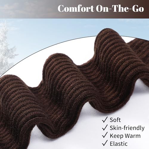 Image of Passionbility Leg Warmers for Women 80s, Ribbed Knit Long Socks Leg Warmer | Leg Warmers Women Girls Y2k, Warm LegWarmer Long Socks for Party Yoga Sports Fashion Accessories, Medium Size Stretch Fit