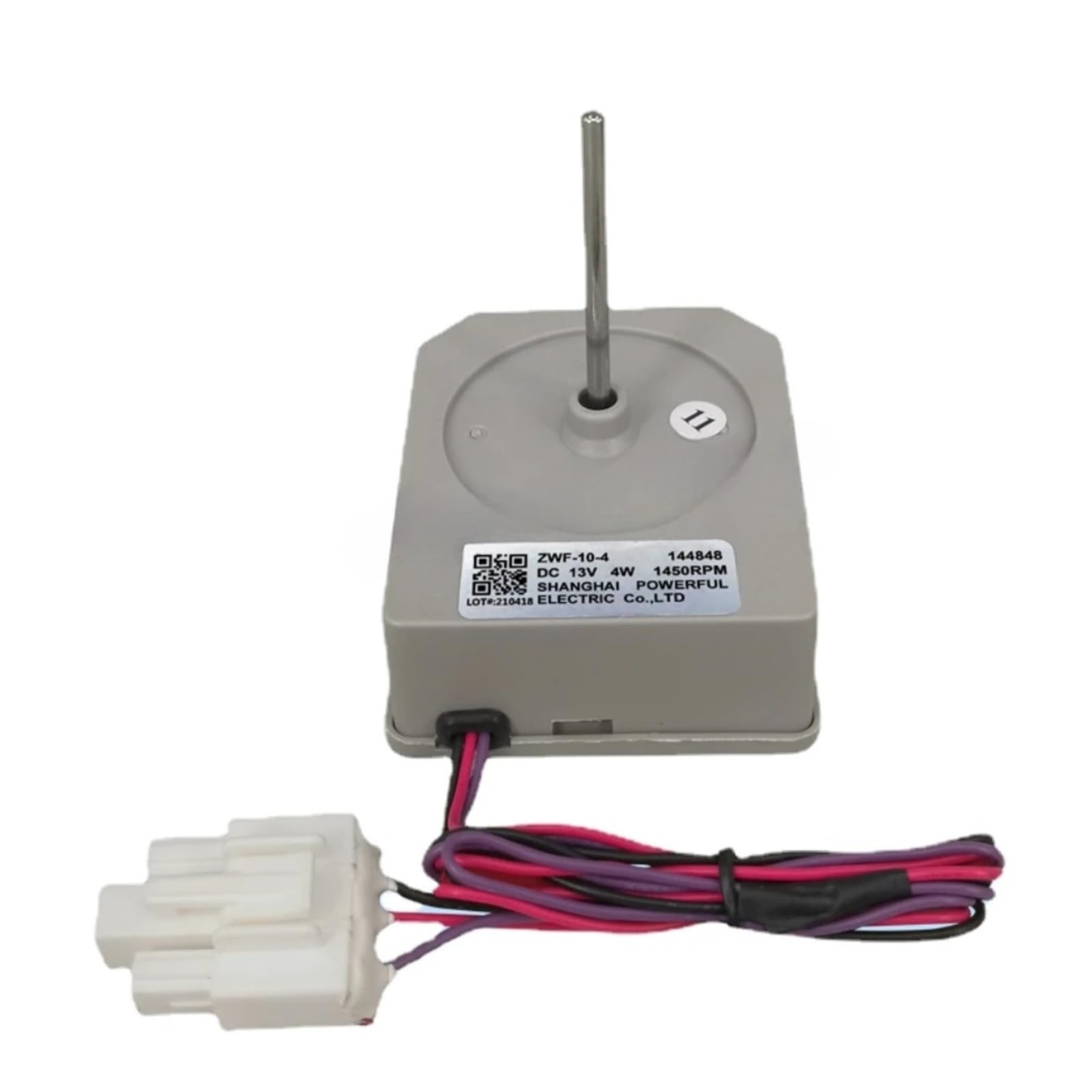 Motor del ventilador de refrigeración for refrigerador ZWF-10-4 1448488 DC 13V piezas del radiador del refrigerador del congelador
