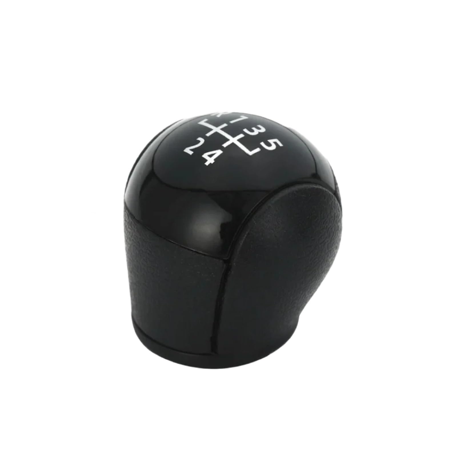 DUFWEHR Shifter Knob for Transit for Van MK7 2006-2013 Car 5/6 Speed Gear Stick Shift Knob(Black 5 Speed)
