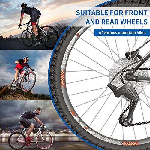 Yolev 6Pcs Bike Wheel Axle Nut And 4Pcs Safety Washer Kit Bicycle Hub Flanged Axle Nut Steel Flange Nuts Wheel For Front And Rear Bike Wheel Mountain Road #TOP5